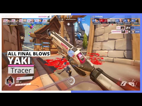 YAKI TRACER Highlights vs Eternal | All the Final Blows | OWL Season 2021 Week 3