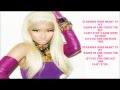 Nicki Minaj- Starships (Clean/ Radio edit) with lyrics (New 2012) [HD]