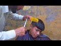 Hair Cutting Village Boy At Home Pakistani Barber