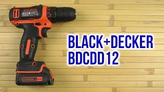 Black+Decker BDCDD12 - відео 1
