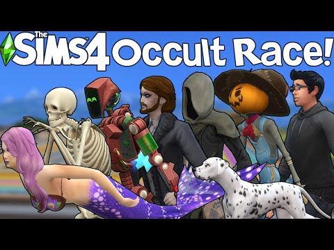 The Sims 4: Which Occult Creature is the FASTEST? (Life States Racing 5)