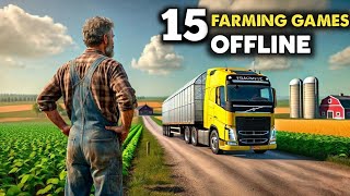 Top 15 Farming Games for Android & iOS 2026 HD OFFLINE | Farming & Life Simulation Games