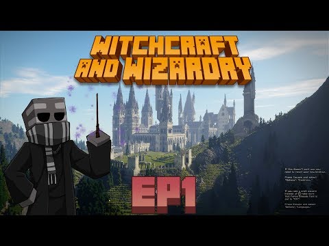 The best map Minecraft has given in 10 years, Witchcraft and Wizardry Ep1