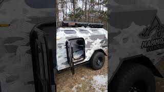 How do you stay warm Winter camping? #overlandexpo #overlanding #camping #vanlife #rv