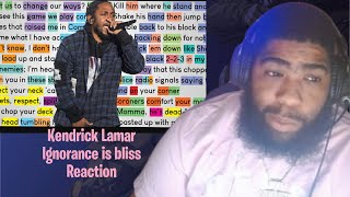 Kendrick Lamar - Ignorance Is Bliss| Squeeze Reactions