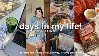 life diaries☕️ cozy september days, treating myself, shopping haul, staying motivated, & bday vlog!