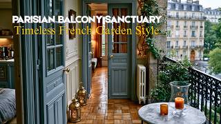 Inside a Small Parisian Apartment with a Surprisingly Luxurious Balcony Sanctuar