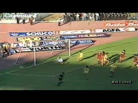 Serie A 1988-1989, day 03 Roma - Lecce 1-1 (Rizzitelli, Pasculli)