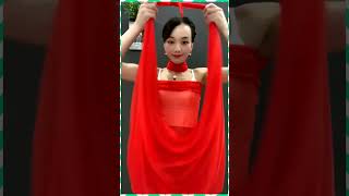 No-Sew Dress DIY: Can You Pull Off This Look? #shorts #fashion #msmbm #dressinghacks #nosew #art