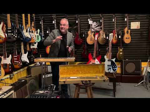 A very rare Rickenbacker doubleneck steel