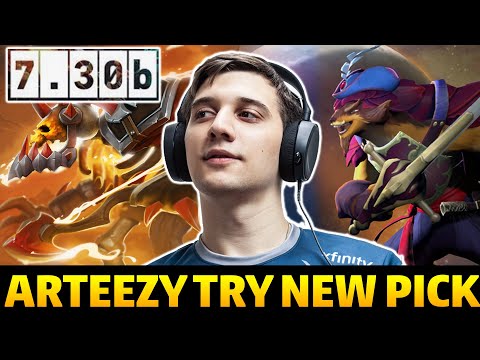 Arteezy tries new Pick in new Patch 7.30b Dota