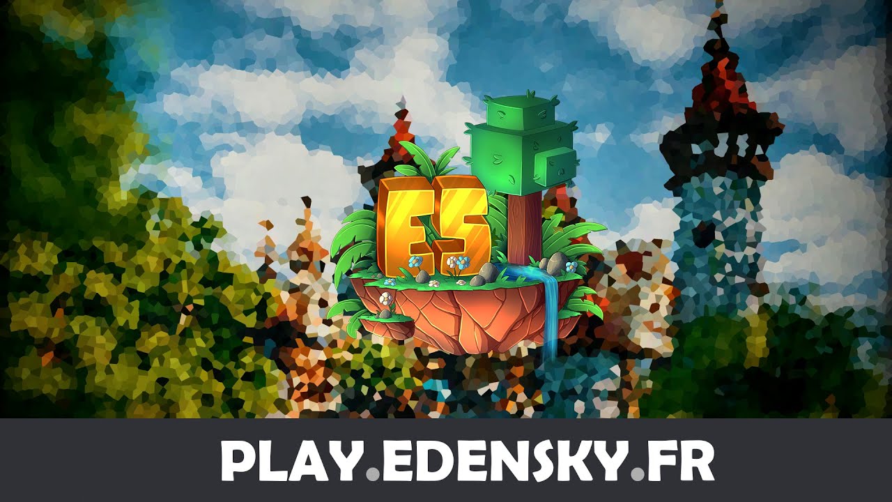 Aperçu vidéo de EdenSky 1.21.8 | SkyBlock [100% Farm2Win]