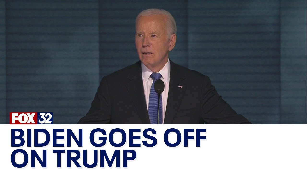 'He's promising a bloodbath': Biden rips into Trump during DNC speech in Chicago