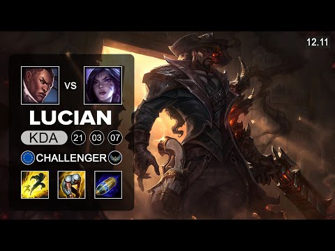 Lucian vs Kai'Sa ADC - EUW Challenger - Patch 12.11 Season 12