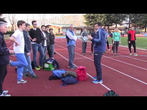 Paolo Camossi - Convegno a Bergamo - Esercitazioni di corsa angolare (partenza)