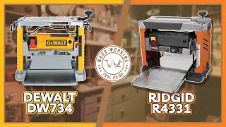 Dewalt DW734 vs Ridgid R4331: Which Thickness Planer is Righ