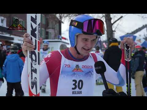 Internationale Inferno-Rennen Mürren _ Interview mit dem Abfajrtssieger 2023