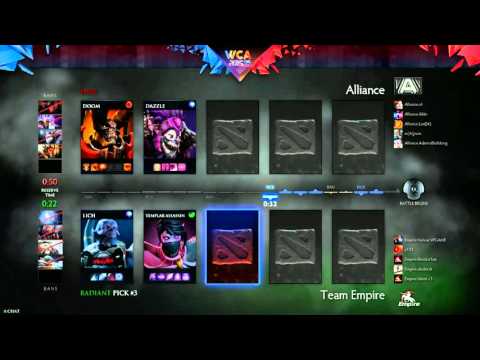 The Alliance vs Team Empire Game 3 - WCA EU Open Qualifier - @DotaCapitalist @TobiWanDOTA