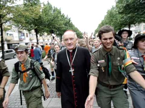 SZARA 2011 - Pielgrzymka, Przywitanie Kard. Nycza w Czestochowie