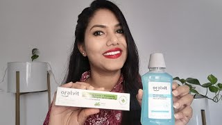 Oravit Mouthwash and toothpaste Review| Rosie Mishra