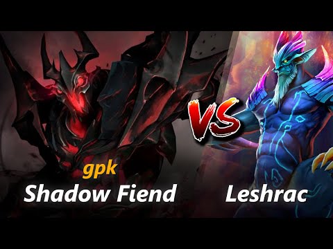 gpk mid Shadow Fiend vs Leshrac | First 10 minutes