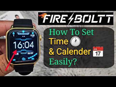 Fire Boltt Smartwatch Time Setting | How To Set Time & Date on ANY Fire-Boltt Smart Watch?