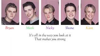 Westlife - We are one Color Coded lyrics