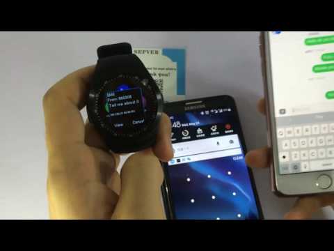 SEPVER SN05 Smart Watch Pair with Android Smart Phone Instruction