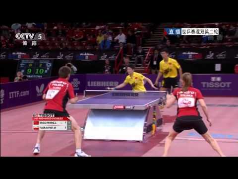 2013 WTTC (mxd-R128) Wang Liqin/Rao Jingwen Vs Floras Robert/Pietkiewicz Monica [Full Match/Chinese]