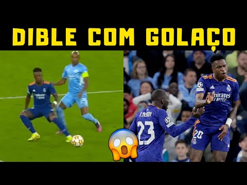 VINI JR FAZ DRIBLE SENSACIONAL EM CIMA DO FERNADINHO! VINI JR CORRE MEIO CAMPO E FAZ GOL LINDÍSSIMO!