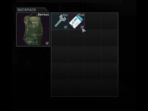 Escape From Tarkov Blue Keycard on Shturman