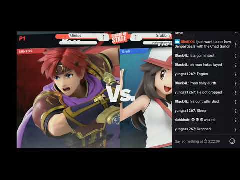 Smash@State MINTOS VS Grubbin Losers Quarters
