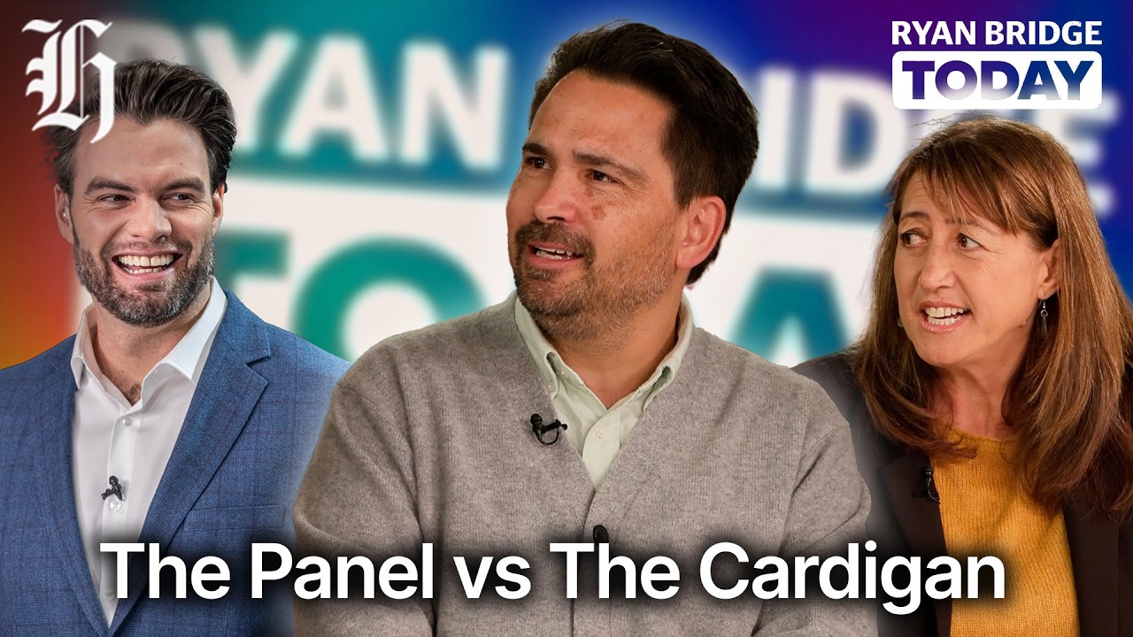 Can Simon Bridges carry off a cardigan on national television? | Ryan Bridge TODAY