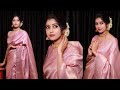 Dharshana S Nair Latest Hot Saree Images Collections 2024 Actress Hot Vertical Close To Up Video