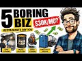 5 Boring Businesses Restaurants Pay You to Run ($30K/Month)