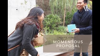 BEST MARRIAGE PROPOSAL IN TOKYO (Wink a Ring - Ricky & Joan)