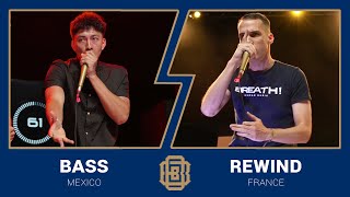  - Vocal Scratching 🇲🇽 BASS vs Rewind 🇫🇷 Beatbox Battle World Championship - Quarterfinal