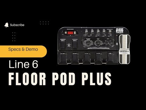 Line 6 Floor POD Plus Multi-Effect and Amp Modeler 2007 - 2008 - Black image 4