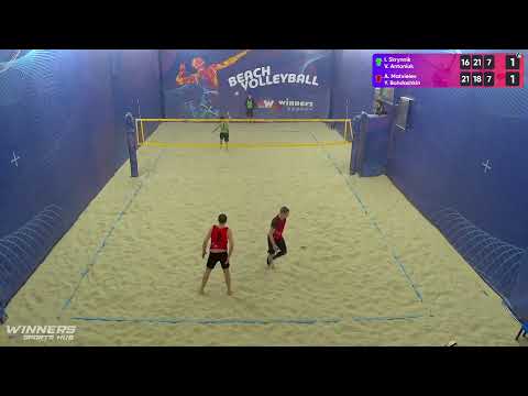 12:15 I.Skrynnik / V.Antoniuk |  A.Matvieiev / Y.Bohdashkin 21.01.2023 |Winners Beach Volleyball