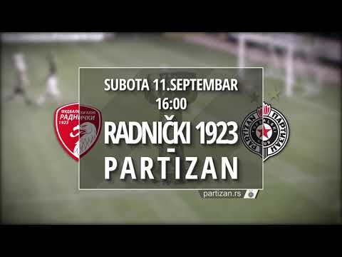 Najava utakmice 8. kola Linglong Tire SLS Radnički 1923 - FK Partizan