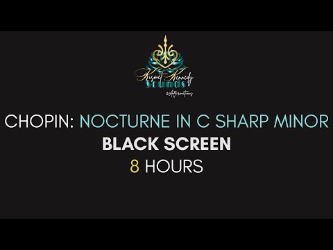 8-Hour Chopin Nocturne in C-Sharp Minor | Black Screen Sleep Music (Classical Piano)