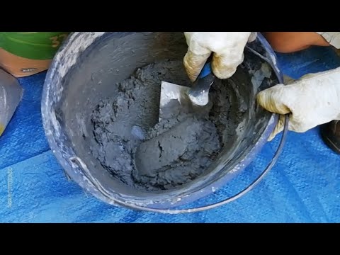 Come fare la malta di cemento o malta cementizia