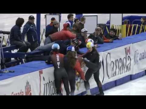 Canadian Junior Short Track Championships - 500m Quarter Finals Women/Men