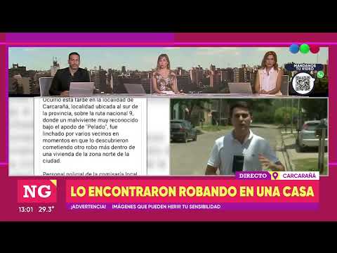 Corrieron y atraparon al ladrón en Carcarañá | TELEFE ROSARIO
