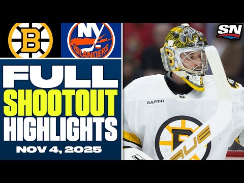 Boston Bruins at New York Islanders | FULL Shootout Highlights - November 4, 2025
