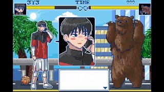 준빵으로 그리즐리에게 공격 받는다면