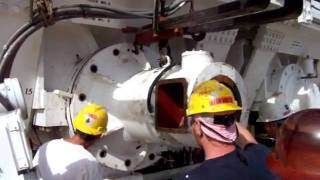 Installing the motor housing to the motor coupler