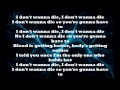 Nightcore - I don't wanna die ( Lyrics ) ( Screen ...