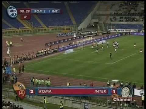 Finale Unica Coppa Italia Roma Inter 2-1 2007/08