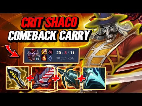 20 Kills Assassin Shaco Comeback - S14 Dia [League of Legends] Full Gameplay - Infernal Shaco